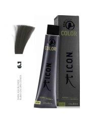 Tinte ICON Ecotech Color Rubio Oscuro Ceniza 6.1 sin alcohol, amoníaco ni ppd