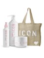 Pack ICON Cure: Champú 1L + Acondicionador + Spray + Bolsa