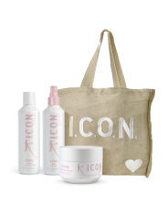 Pack ICON Cure: Champú, Acondicionador y Spray 250ml + Bolsa de regalo